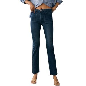 NWT Frame Le High Straight Blue Jeans size women’s 31 - aurora